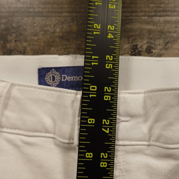 Democracy “Ab”solution White Ankle Jeans Women’s Size 10 - Picture 5 of 11